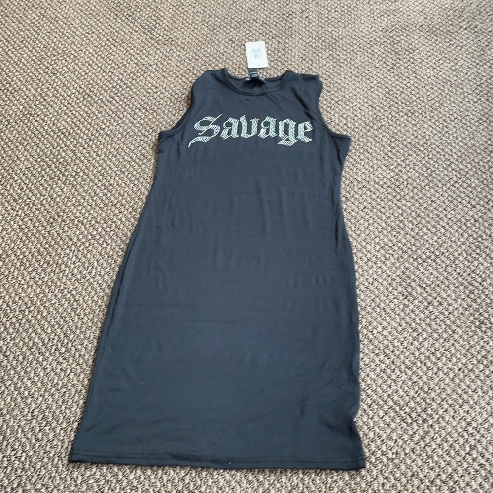 Streetwear society, black mini dress, size Large